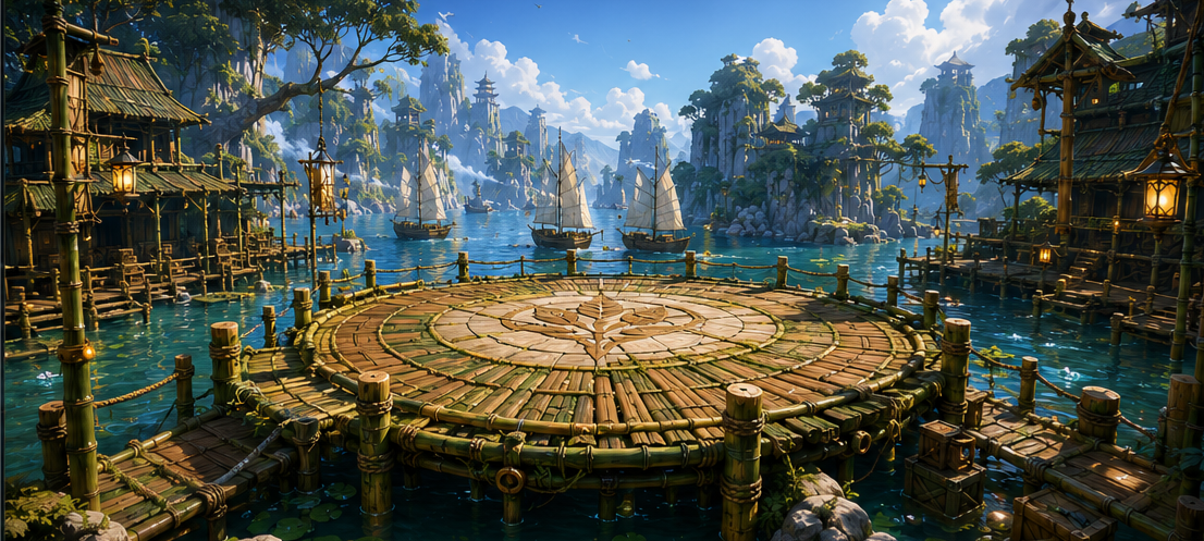 Bamboo Harbor arena concept