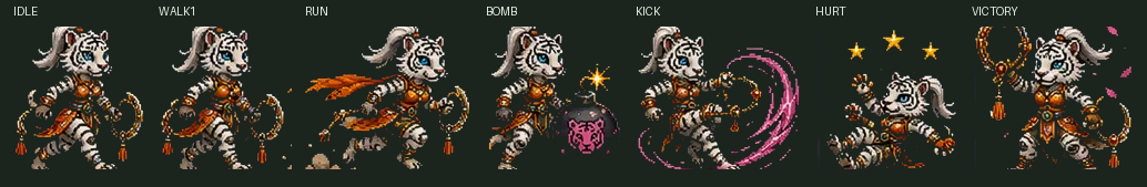 Sonia pixel sprite
