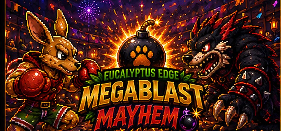 Eucalyptus Edge: MegaBlast Mayhem key art
